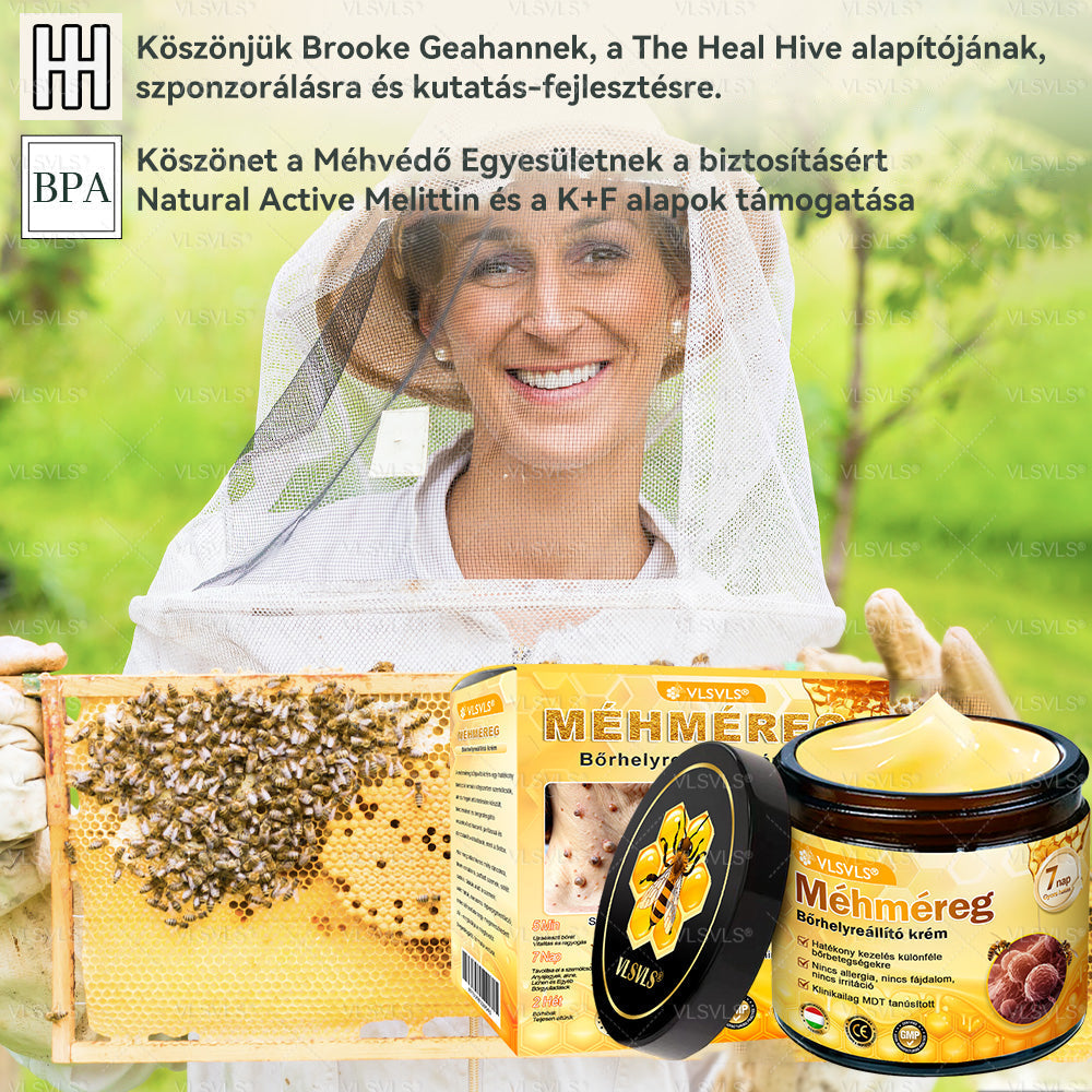👍💪VLSVLS® Méhméreg Bőrhelyreállító Krém (👨⚕CE jóváhagyott)✅