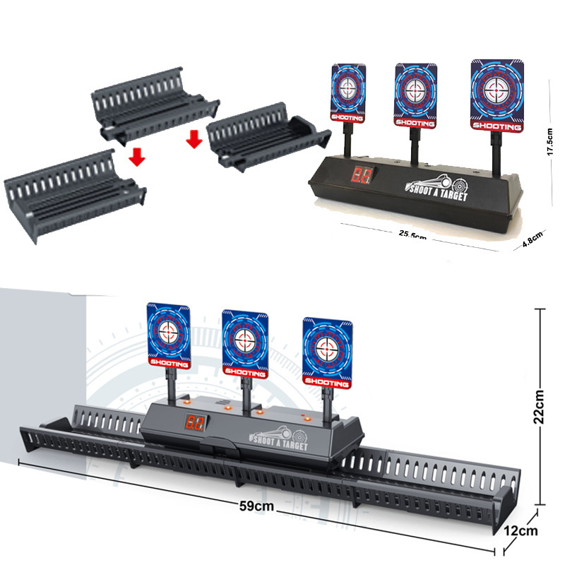 đŻElektromos, automatikus visszaĂĄllĂtĂĄsĂș lövöldözĆs jĂĄtĂ©k mozgĂł sĂnekkel