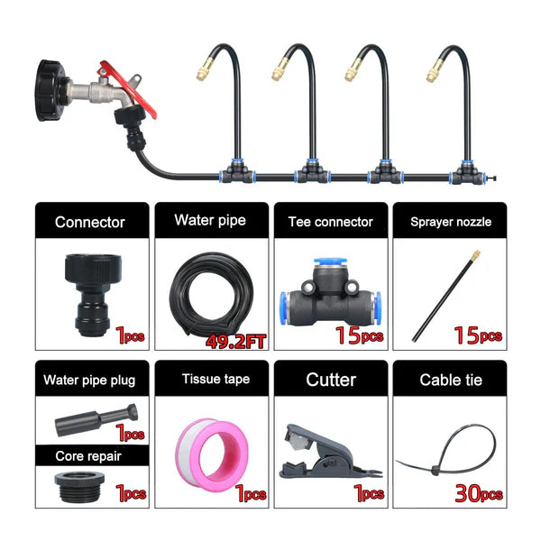 đ±360° Ăvelt kerti automata öntözĆrendszer