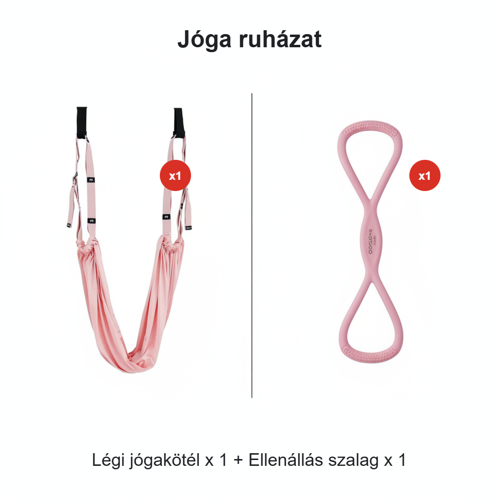 🔥💦Légi jógakötél hátfájásra-Minden rendeléshez egy gyönyörű ajándék jár.