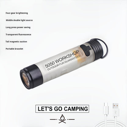 🎁✨Kültéri súper világos mini fényvillogó – Erős és zsebméretű, minden kalandhoz✅ 💡✨