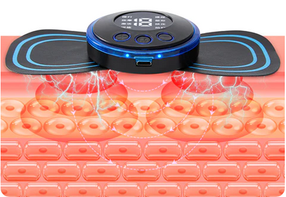 Hordozható 8-in-1 Masszázs – LCD-s Fájdalomcsillapító