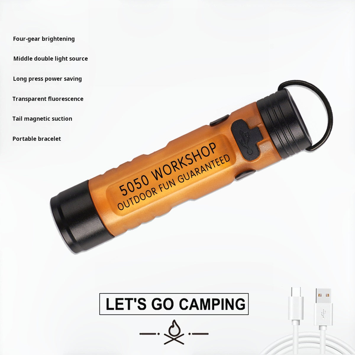 🎁✨Kültéri súper világos mini fényvillogó – Erős és zsebméretű, minden kalandhoz✅ 💡✨