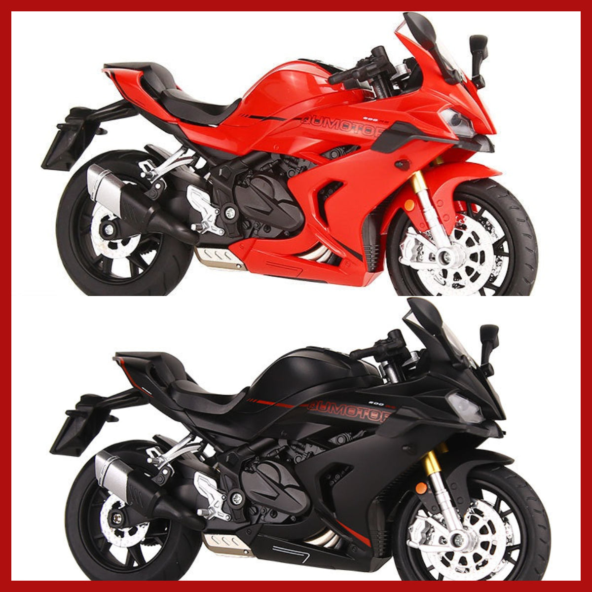 🏍Motorkerékpár modell 1:12 méretarányban