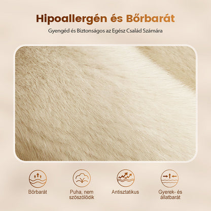 🛏️Sűrű nyúl plüss és tejbársony huzatú takaró