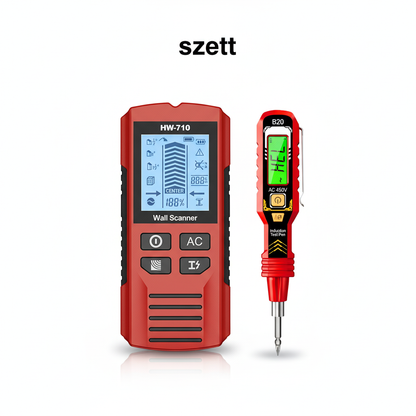 🔥💯 Többfunkciós kézi fém- és fali érzékelő