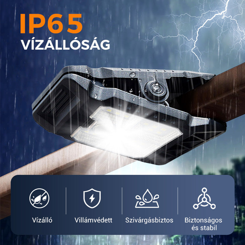 💡 Kültéri napelemes klipszes lámpa mozgásérzékelővel 🔥Vásároljon 2 kap 1 ingyenes
