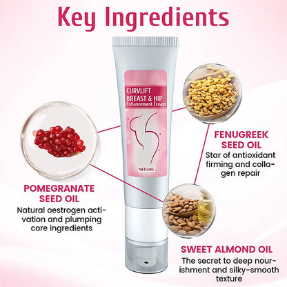 CurvLift Mell- és Csípőnagyobbító Krém