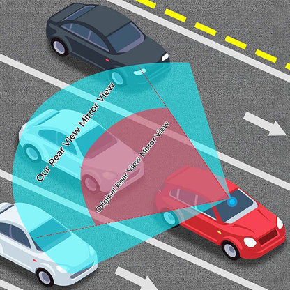 🚘Széles autó ívelt visszapillantó tükör