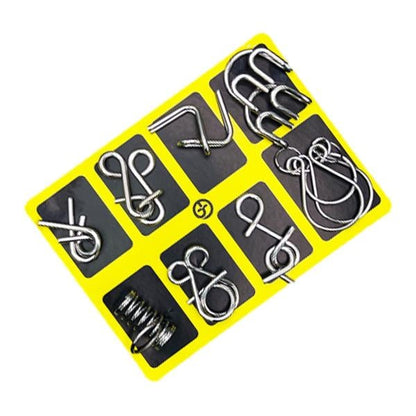 🧠 Oktatási IQ játékok, fém agytornázók