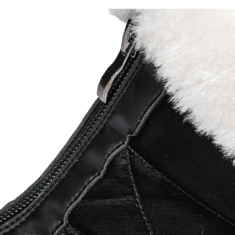 🔥 Női csúszásmentes, meleg cipzáras hótalpú csizma