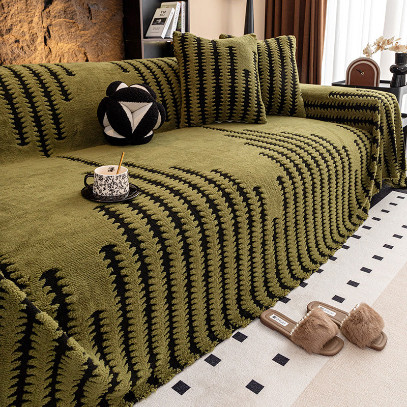 🛋️ Puha, csúszásgátló bársony kanapetakaró