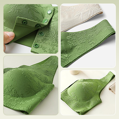 🥰 Kényelmes, elülső kapcsos, drótmentes, varratmentes melltartó 🌿🌬️