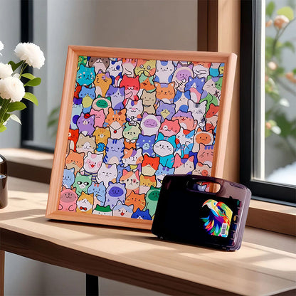 ✨ DIY fakeret macskarejtvényekhez