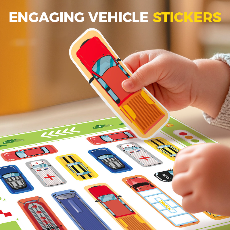 Parkolási Rejtvény Utazási Játék Gyerekeknek