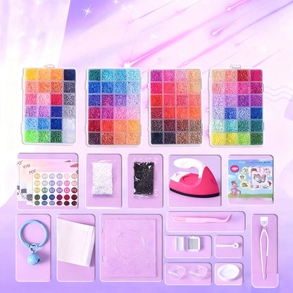 🎁🎨 Teljes kézzel készített gyöngyös szett 👧✂️