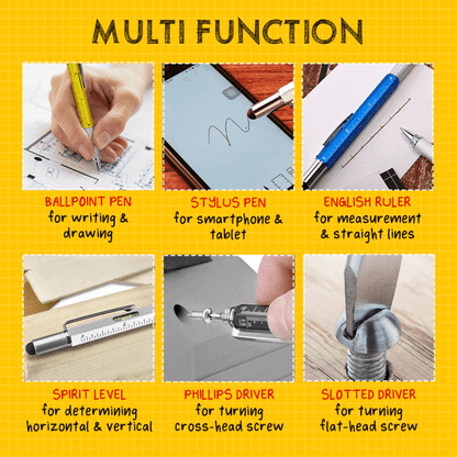 🔥 Vásárolj 1-at, kapsz 2-t ingyen 🎄 6 az 1-ben multiszerszám szerszám toll