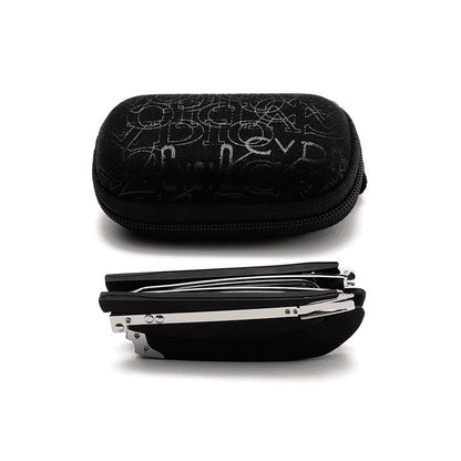 👓 Összecsukható, recept nélkül kapható szemüveg (kék fény szűrővel, szemüvegtokkal)