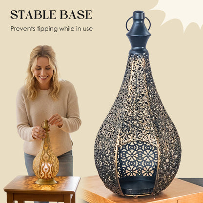 ✨Üreges fém gyertyatartó dísz