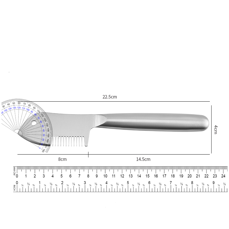Rozsdamentes acél többcélú julienne hámozó