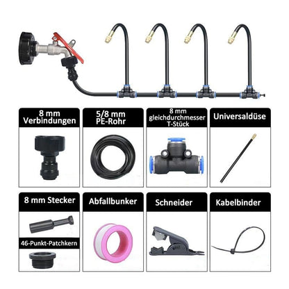 🌱360° ívelt kerti automata öntözőrendszer