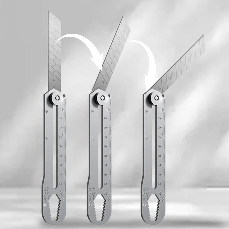 Többcélú univerzális kés behúzható, letörhető pengével