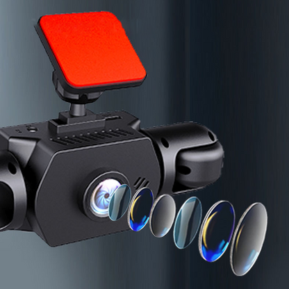 🎥4 lencsés, 360°-os látószögű autó fedélzeti kamera