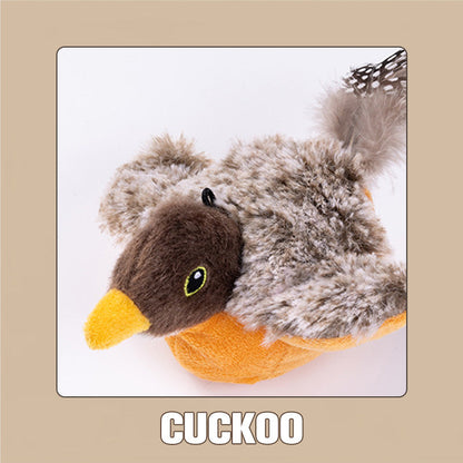 😻Tölthető érintéssel aktiválható macskajátékok valósághű hanghatásokkal🐦