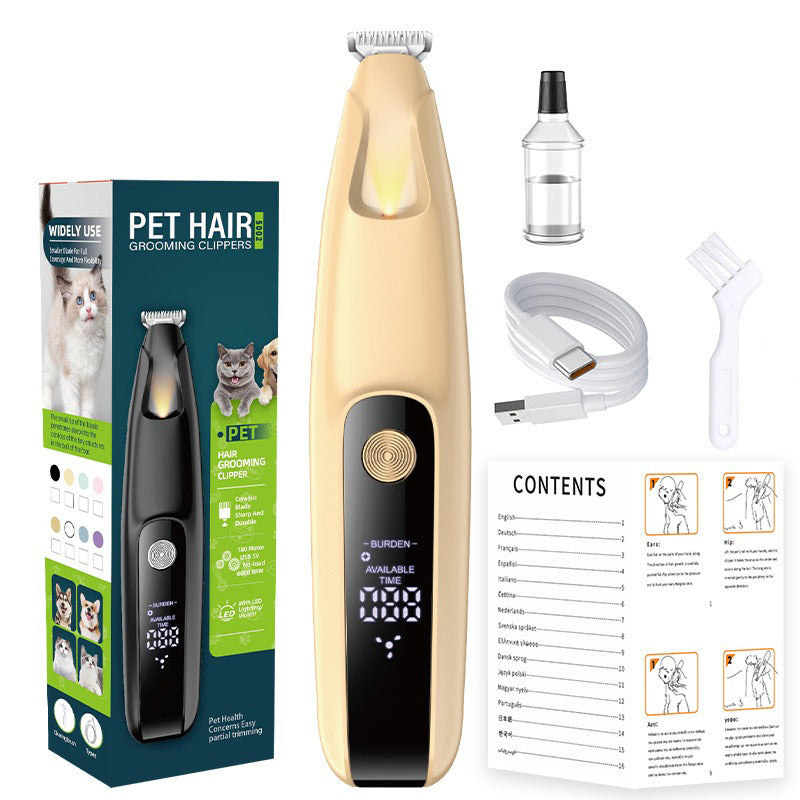 🐱Precíziós állatmancs-nyíró LED-es világítással