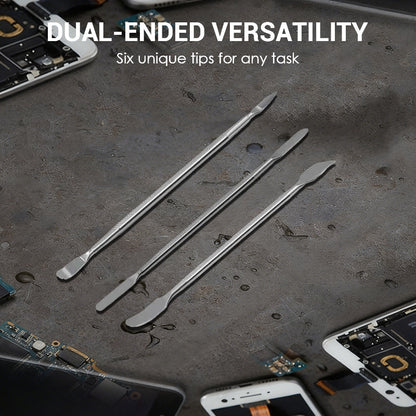 3 az 1-ben elektronikai nyitószerszám és feszítővas szett