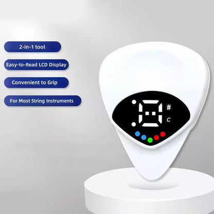 Hordozható 2 az 1-ben gitárválasztó és hangoló