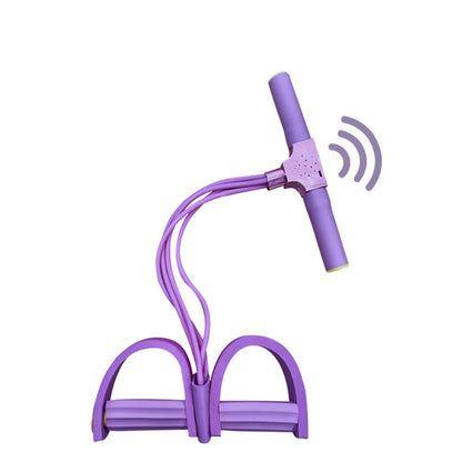 💪6-csöves Lábpedálos Ellenállási Szalag Hangos Számolással