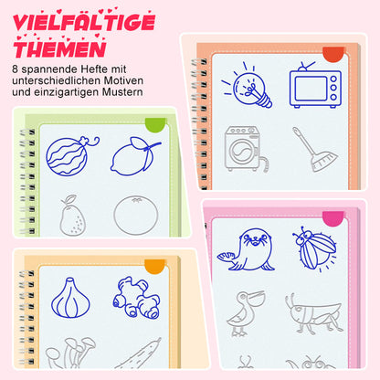 ✏️ Vájatokkal ellátott rajzolókönyvek gyerekeknek 👶🎨